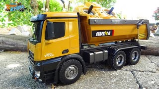 Rc Construction | Huina 1573 Remote Control Dump Truck | Unboxing | @CarsTrucks4Fun