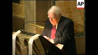 Funeral for US newsman Walter Cronkite who died at 92