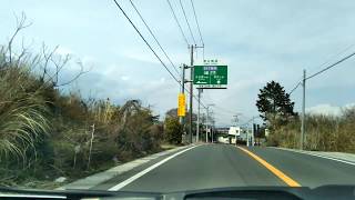 【車載】国道1号→[E1]東名 愛鷹スマートIC(静岡県沼津市)　Access for smart interchange in Numazu (local road)