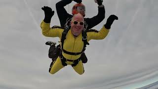 Andrew Lathall , doing 15,000 ft Skydive.