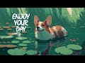 Enjoy Your Day 🍀 Lofi hip hop mix ~ Stress Relief, Relaxing Music 🍀 Corgi Chilling