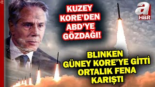 ABD Dışişleri Bakanı Blinken Güney Kore'ye gitti! Kuzey Kore hipersonik füzeleri ateşledi | A Haber