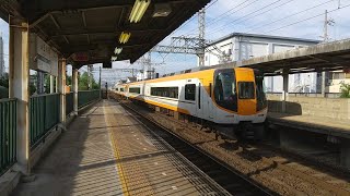 近鉄1233系VE33+8600系X72編成の急行京都行きと近鉄22000系AS24+04編成の特急奈良行き 山田川駅