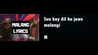 Malang   Lyrics with English subtitles Full Song, Sahir Ali Bagga and Aima Baig, Coke Studio 11