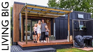 Family Build Epic Modern-Country Style Tiny House