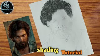 How to draw allu arjun 💥 Pushpa Drawing | very easy step by step Tutorial for beginners @allu_arjun