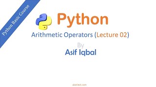 Arithmetic Operators in Python in Urdu/Hindi #Python, #operator