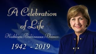 Celebration of Life Interfaith Service Governor Kathleen Blanco | 08/22/2019