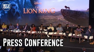 The Lion King Cast Press Conference and On Stage Intro