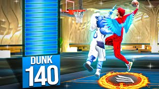 I broke NBA2K23 with a 140 Dunk Rating (Unlimited Contact Dunks)