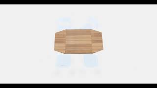 IKEA PS 2012 - JANINGE Table and 4 chairs | Ecommerce | 3DModel