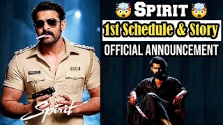 Spirit 1st Schedule \u0026 Shooting 🔥 | Villain Confirm | Story Reveal | Prabhas | Wanga | EryptiReviews