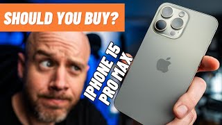 I didn’t expect THIS! iPhone 15 Pro Max first impressions!