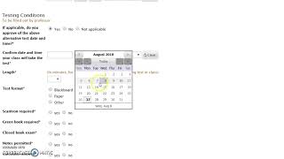 Faculty Accomodate Testing Tutorial