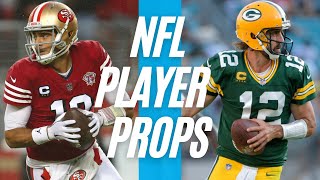 DIVISIONAL Round NFL Player Props 2021 | 49ERS vs PACKERS | NFL Playoffs Prop Bets