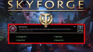 Skyforge My Precious Achievement Mechanoid Invasion Usuni Valley Invaded Region PC 2021