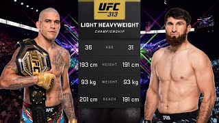 Alex Pereira vs Magomed Ankalaev Full Fight - UFC 313 Fight Night