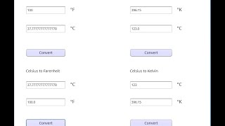 Temperature Converter Java with GUI