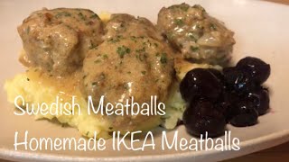 【IKEAのような】スウェーデン風ミートボール/ 猫はこたつでのんびりライフ/Homemade IKEA Swedish Meatballs