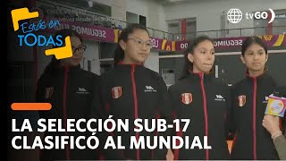Estás en Todas: La selección de voley sub-17 clasificó al mundial