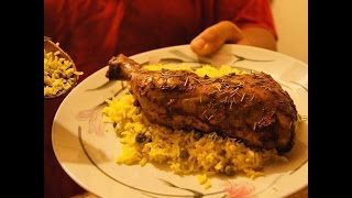 Baked Chicken & Yellow Rice - Big Recipes - E001