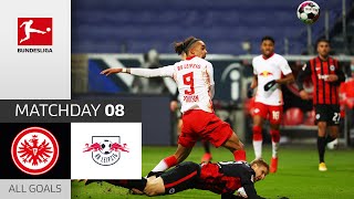 Poulsen’s Wondergoal saves a Point | Eintracht Frankfurt - RB Leipzig | 1-1 | All Goals | MD 8