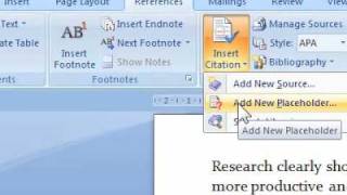 How to add a placeholder to a document