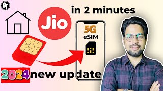 Jio esim activation at home 2024 | jio physical sim to esim process in Iphone/Android