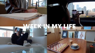 COLLEGE WEEK IN MY LIFE: classes, lots of workouts, balancing work life and school