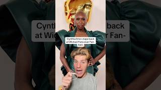 Cynthia Erivo claps back at Wicked Fans 👀