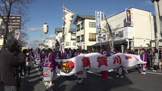 須賀川一中の松明が五老山に向け出発！　本松明行列　須賀川松明あかし2018に行ってきました！　　00078