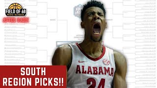 Picking EVERY game in the South Region!! | 2023 NCAA Tournament Bracket Breakdown