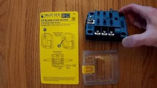 Blue Sea Systems ST Blade Fuse Block - 6 Circuits with Cover