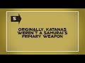 10 unknown amazing facts about samurai swords