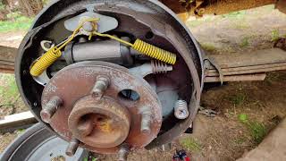 88 MJ Rear Drum & Parking Brake Overhaul