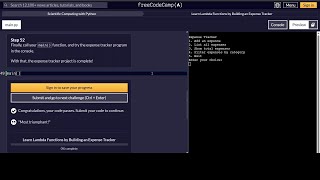 Learn Lambda Functions By Building An Expense Tracker Steps 41 To 52