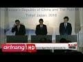 S. Korea, Japan, China vow to enhance cooperation in countering N. Korea's threats