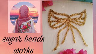 ❤Turquish🌺 work 🎀Beautiful Butterfly model Sugar Beads Work #Needlework#