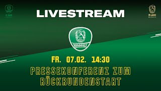 SC DHfK Leipzig Pressekonferenz zum Rückrundenstart