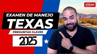 EXAMEN TEORICO DE MANEJO TEXAS 2025 I Aprobarás con estas preguntas