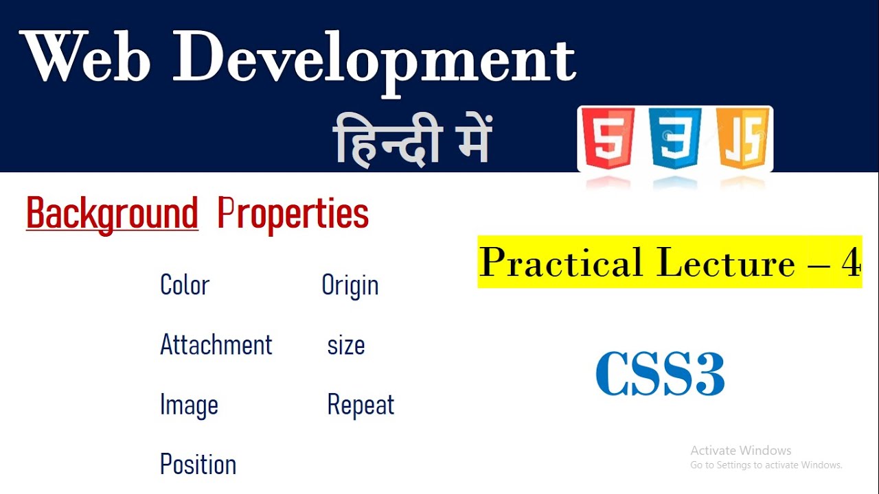 What Is Background Property In CSS | Lecture 4 | All Background ...