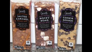 Specially Selected (ALDI) Dessert Bars: Salted Caramel, Rocky Road \u0026 Cookie Dough Review