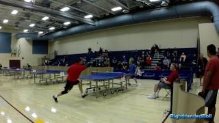 2017 Northfield Table Tennis Tournament - Open Singles Final - Kairong Liu vs Trac Cao