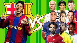 Ronaldinho 2005 vs Legends (Messi, Ronaldo, Maradona, Pele, Robinho, Neymar, Mbappe, Zidane)