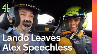 Lando Norris Takes Alex Jacques For A Ride | Silverstone Hot Lap | C4F1 | F1