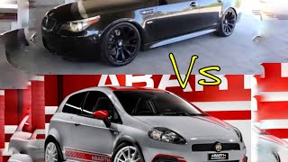 BMW M5 500+hp vs Abarth td04 270hp