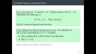 Around the Green--Griffiths--Lang Conjecture - by Lionel Darondeau