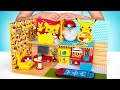 Let's Build Fantastic Miniature Pikachu Dream House From Cardboard!