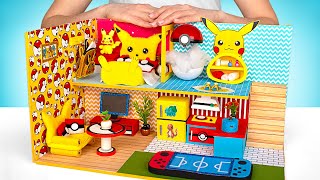Let's Build Fantastic Miniature Pikachu Dream House From Cardboard!