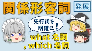 【英語上級者向き】関係形容詞 \